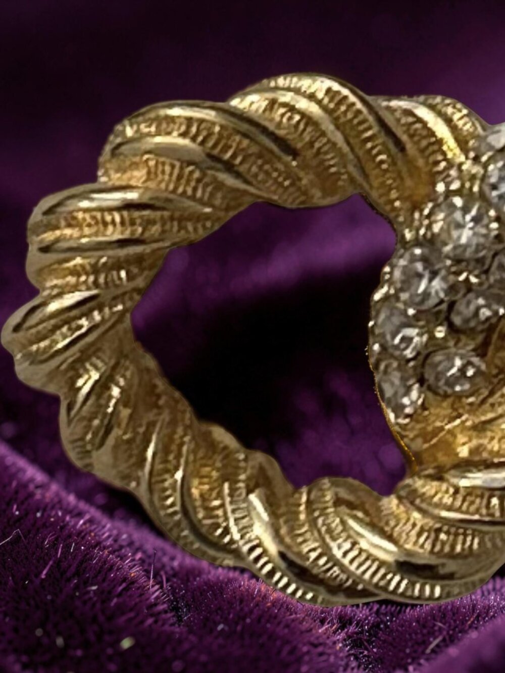 1980s Vintage Christian Dior Link Brooch - Picture 7 of 8